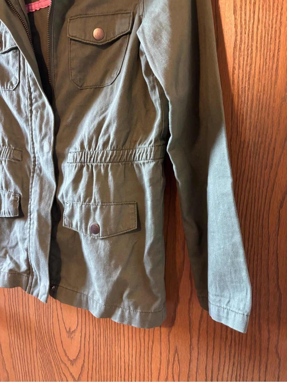 Children’s Place Girls' Olive Utility Jacket